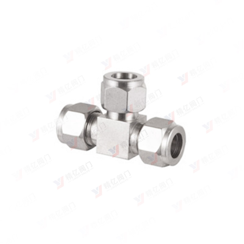 卡套式三通管接头