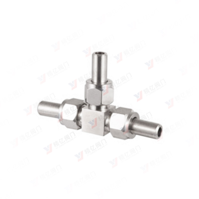 卡套式组合三通管接头