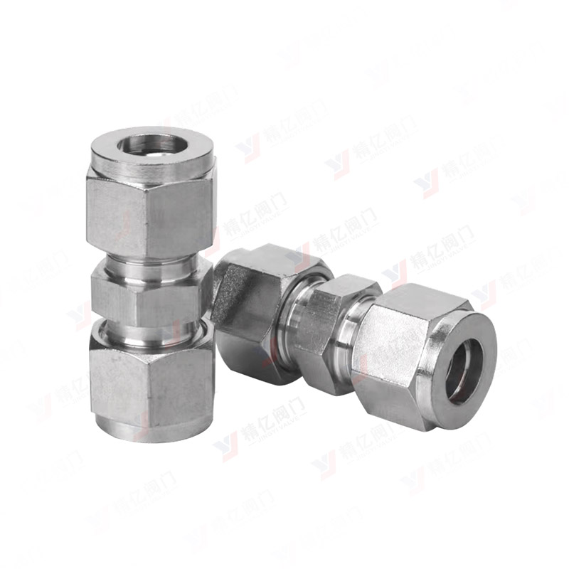 卡套式直通管接头