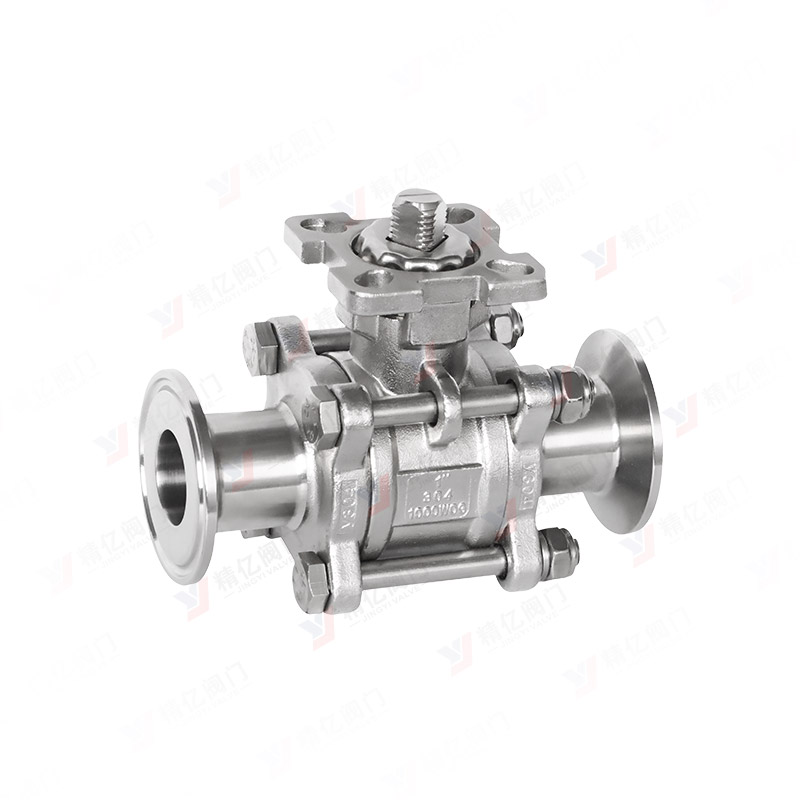 三片式高平台快装球阀