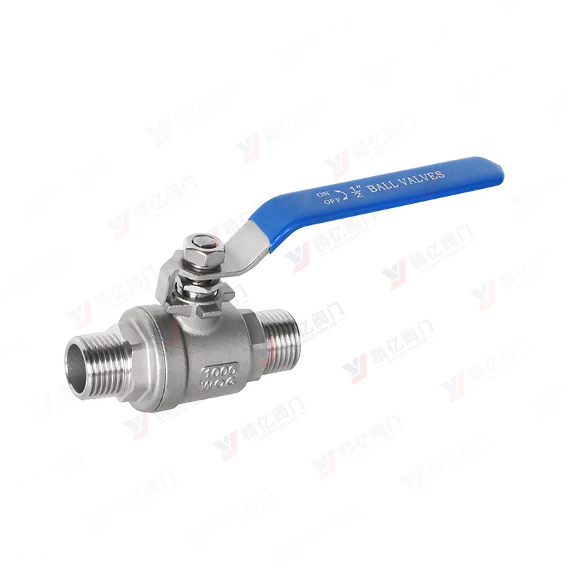 两片双外丝球阀